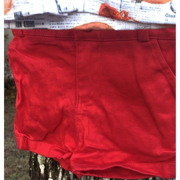 12-18M Top & Shorts Set Top Cajun Shrimp Potatoes Corn in Stock Pot Red Shorts - Picture 4 of 6